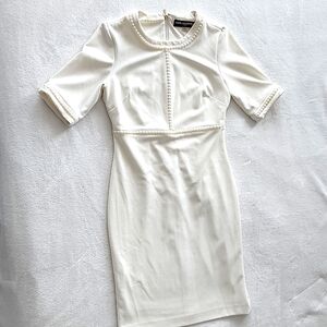 Karl Lagerfeld White Pearl Dress